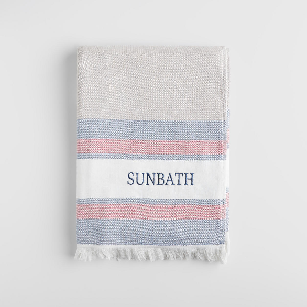 STRANDTUCH Sunbath - Beige, Textil (140/190cm) - home&you