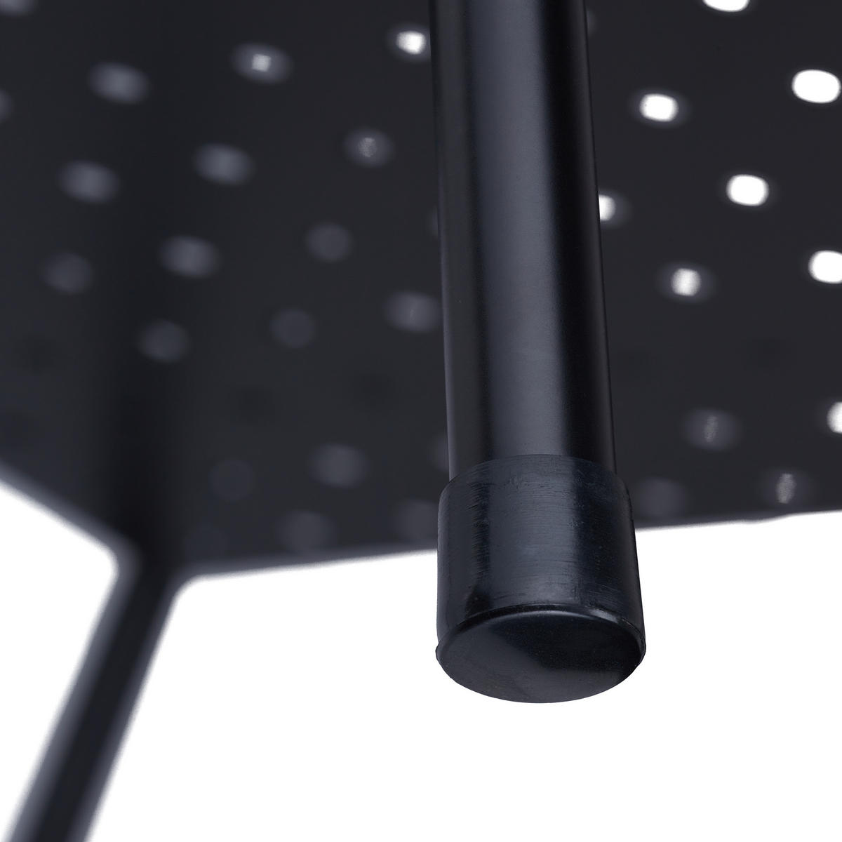 BEISTELLTISCH - Schwarz, Holzwerkstoff/Metall (35/45/55cm) - Relaxdays