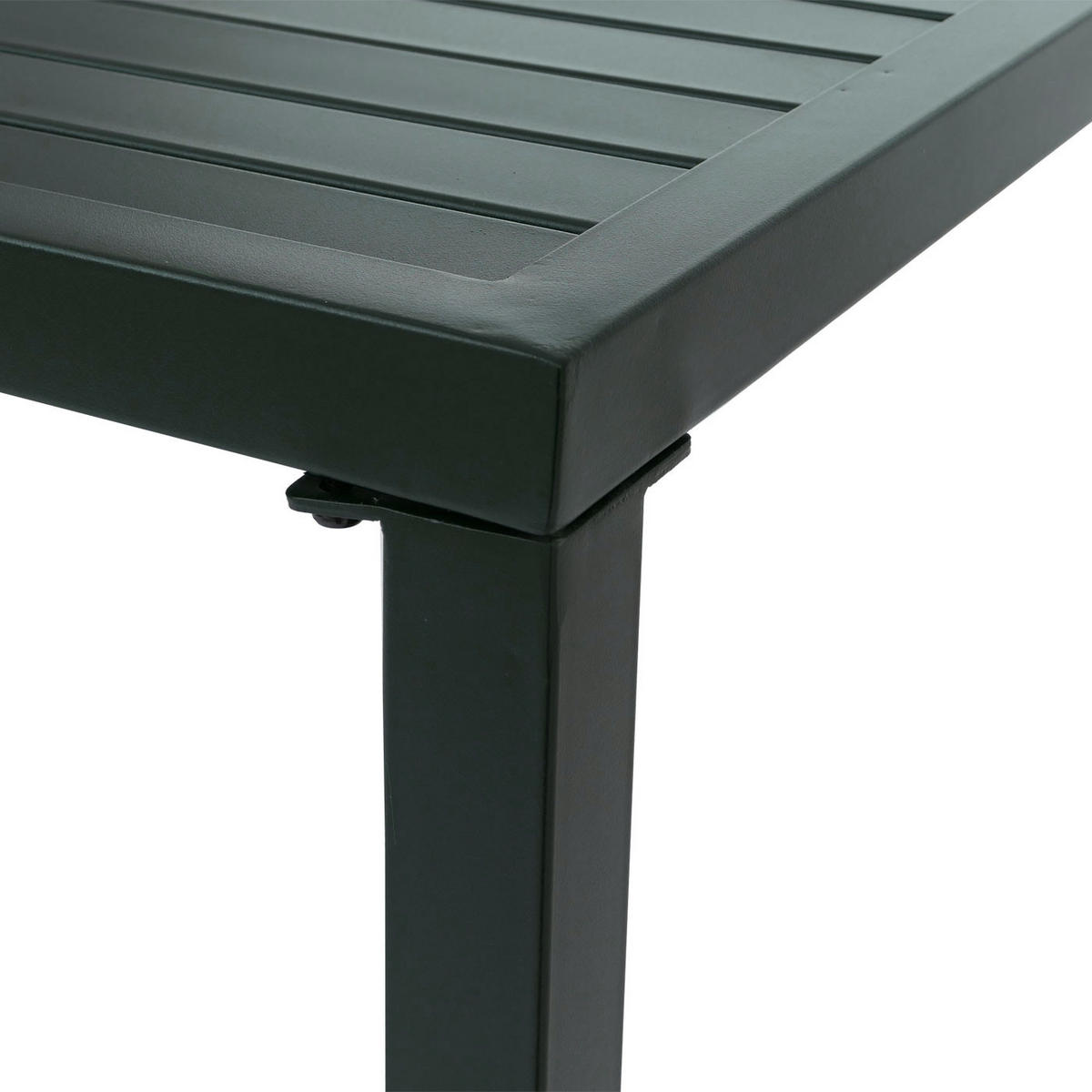 STEHTISCH hranatý - zelená, kov (65/130/105cm) - MCW