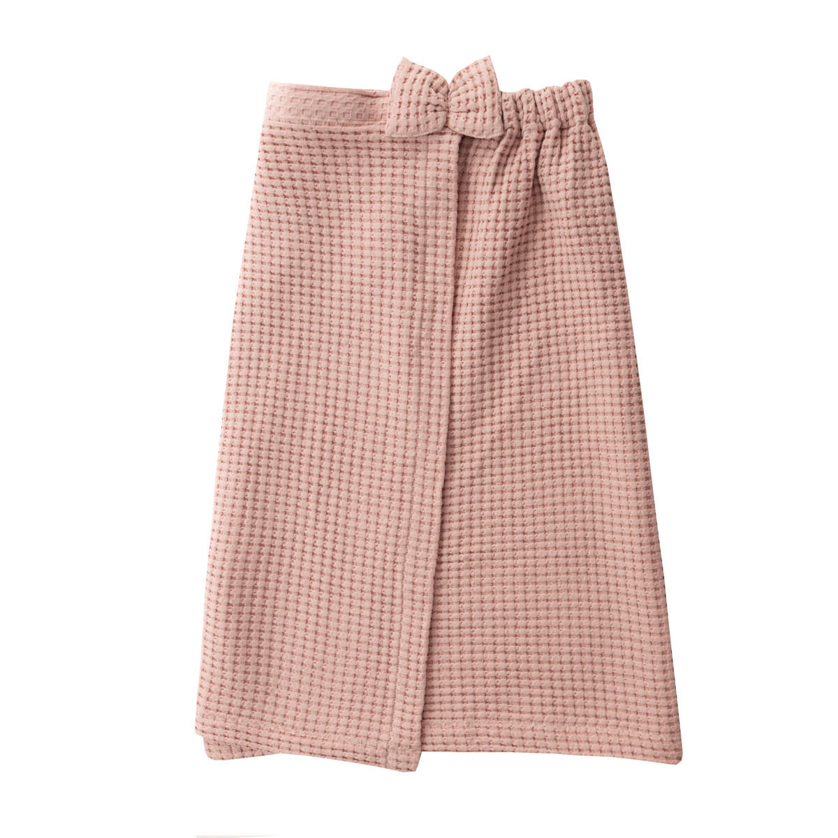 BADETUCH Vaffel rosa 145/75 cm - Rosa, Textil (145/75cm) - Homla