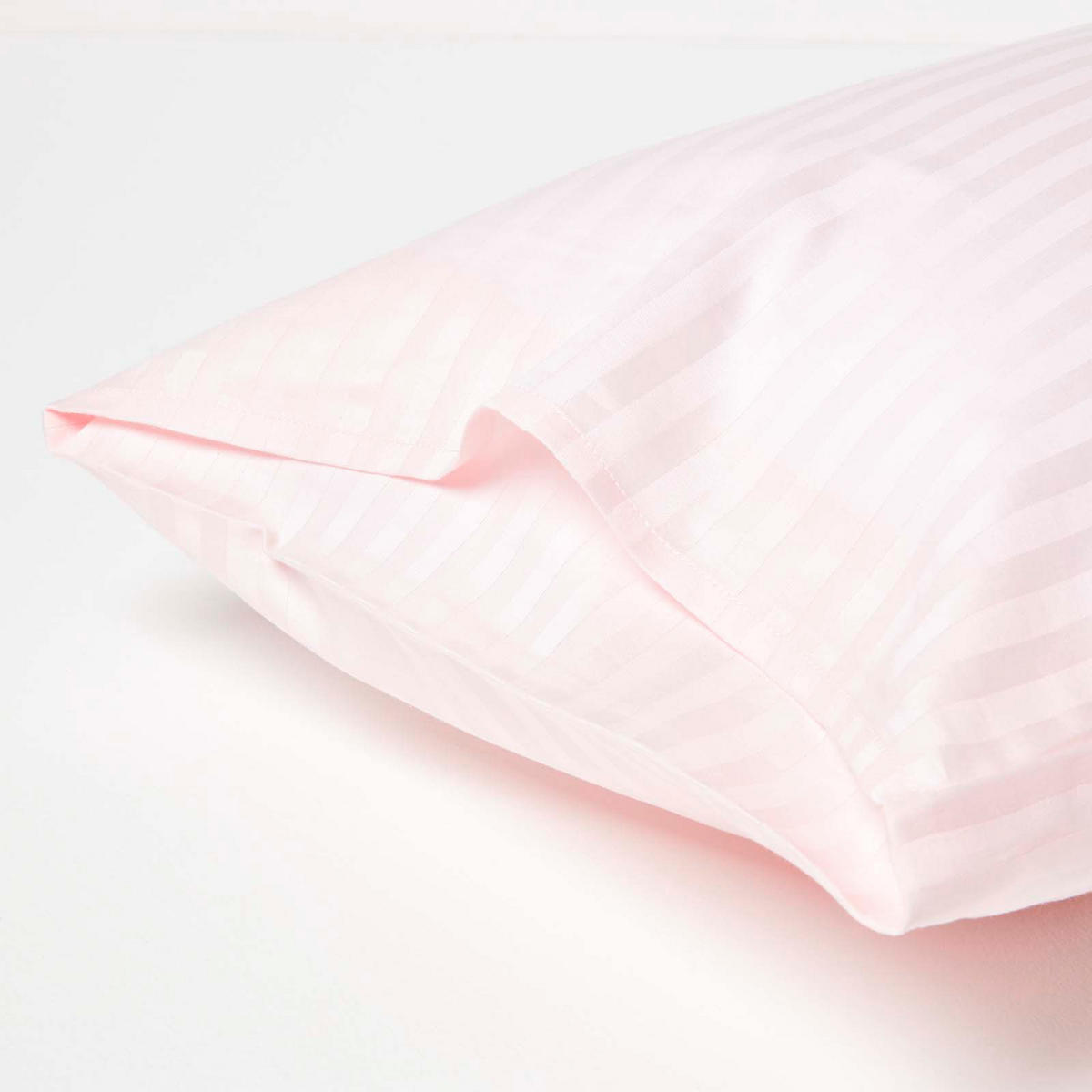 KINDER-KISSENBEZÜGE 2er-Set, Damast-Streifen - Rosa, Textil (40/60cm) - Homescapes