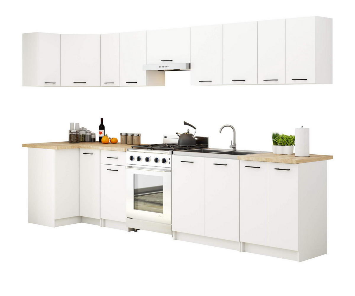 UNTERSCHRANK Weiß 85/90/46 - Weiß, Holzwerkstoff (90/85/46cm) - RAUMHIRSCH FURNITURE