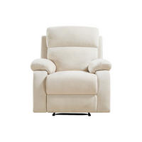 RELAXSESSEL - 1 Person - Stoff - Beige - - Beige, Textil (91/100/96cm) - Vente-Unique