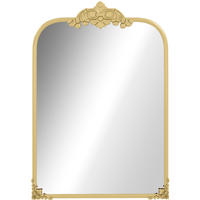 WANDSPIEGEL 60/3/87 cm Gold aus Glas mit Barockstil - Goldfarben, Glas (3/87/60cm) - OKWISH