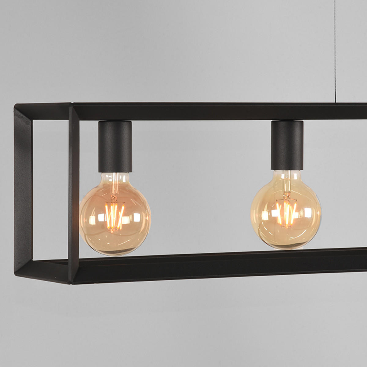 PENDELLEUCHTE Tetto Schwarz 20/120/141 cm - Schwarz, Metall (20/120/141cm) - LABEL51