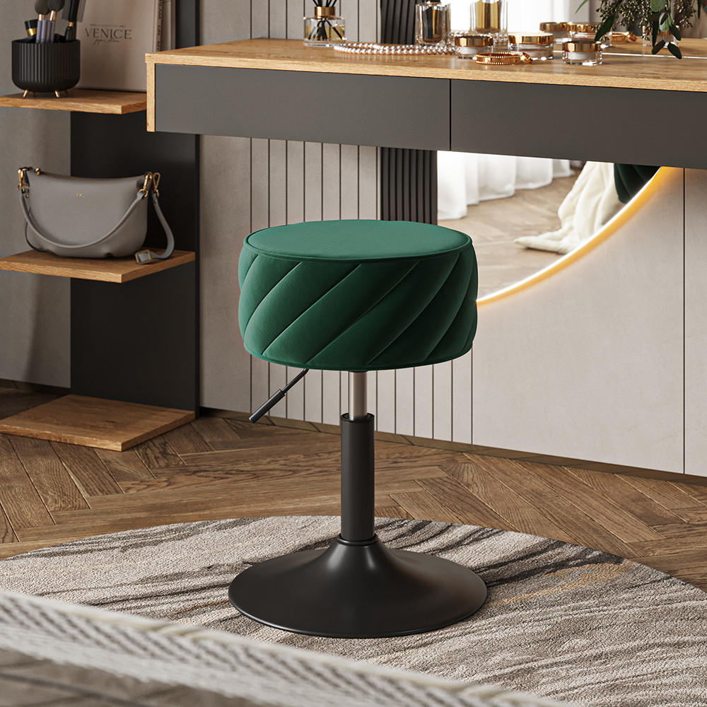 HOCKER Cherio Grün 35 x 50.5 cm - Grün, Textil (35/50.5/38.5cm) - Vicco