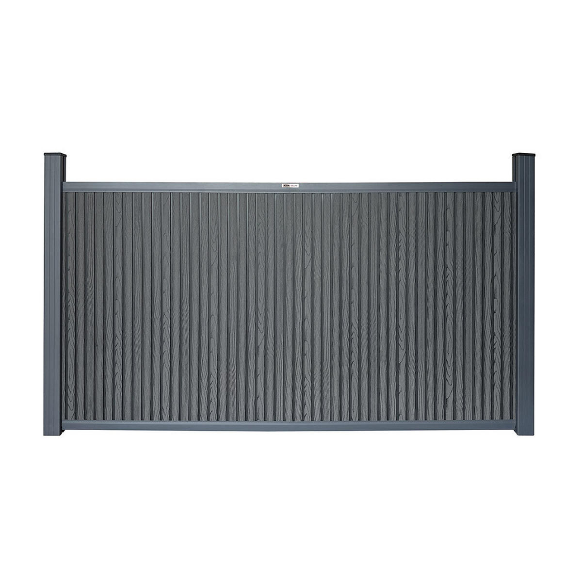 SICHTSCHUTZZAUN CALLADO PREMIUM - 115 cm, 2 x Element + 3 x Pfosten - Anthrazit, Kunststoff (383/115cm) - Home Deluxe