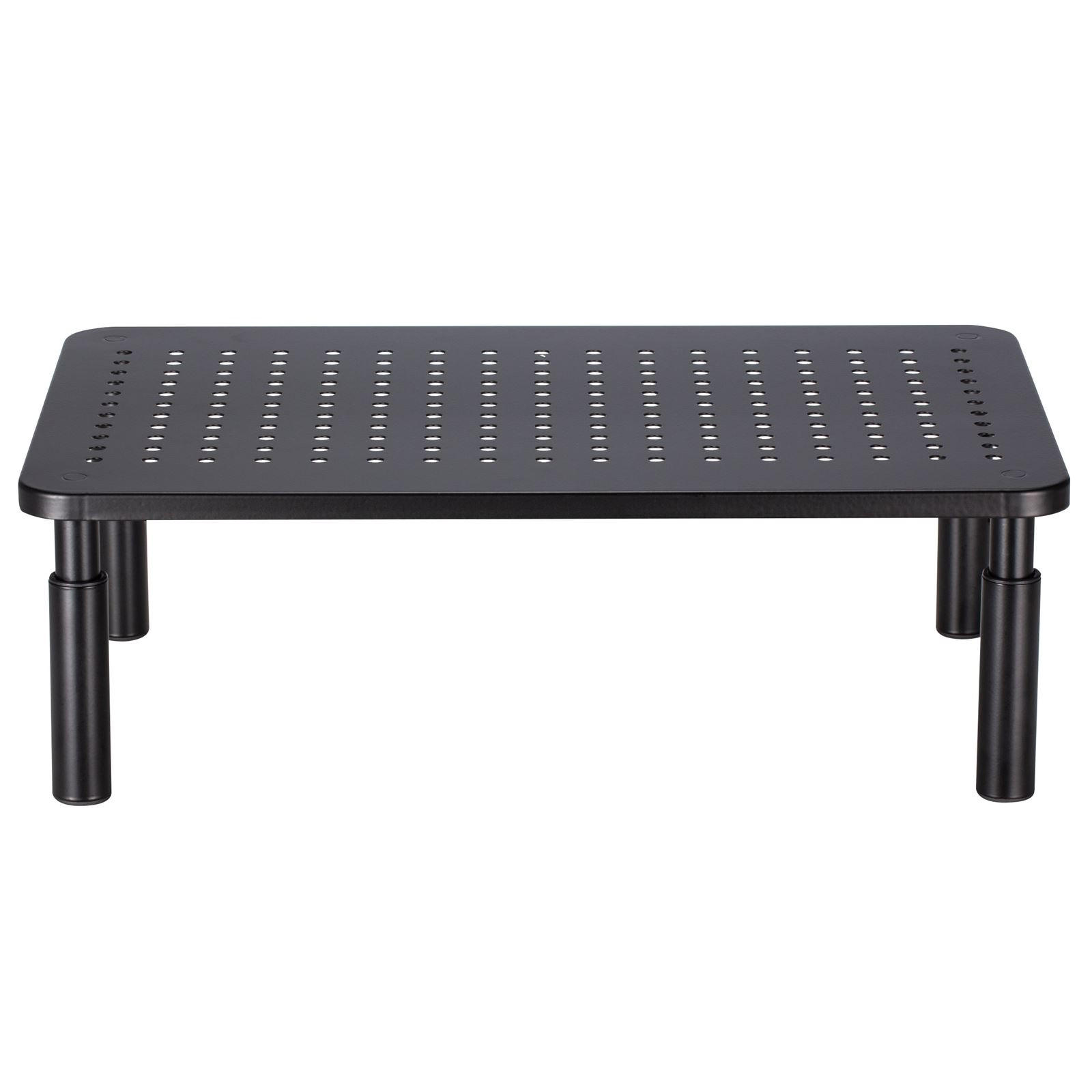 MONITORSTÄNDER HYDE - Schwarz, Metall (23/37/12cm) - CARO-Möbel