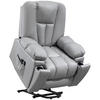 SESSEL mit Aufstehhilfe, Dunkelgrau - Dunkelgrau, Textil (96/106/94cm) - HOMCOM