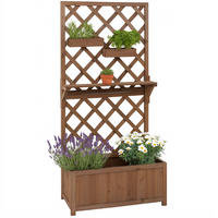 HOCHBEET 135x70x30cm Braun - Braun, Holz (70/135/30cm) - PROREGAL