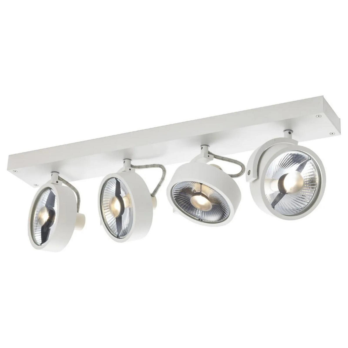 DECKENSTRAHLER Kalu - Weiß, Metall (9/9/18cm) - SLV