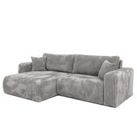 ECKSOFA mit Schlaffunktion TILIO Grau - Grau, Textil (244/148cm) - Bromarkt