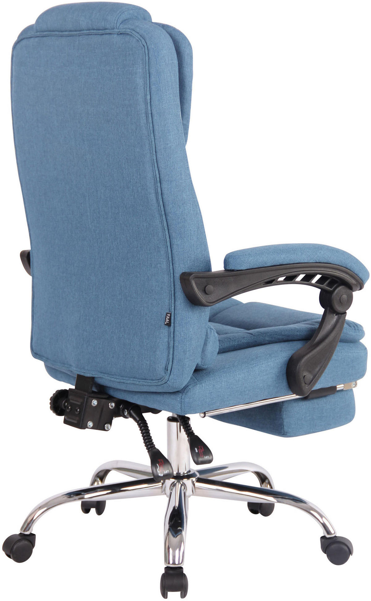 BÜROSTUHL Onix, Stoff Blau - Blau, Textil/Metall (67/125/68cm) - TPFLiving