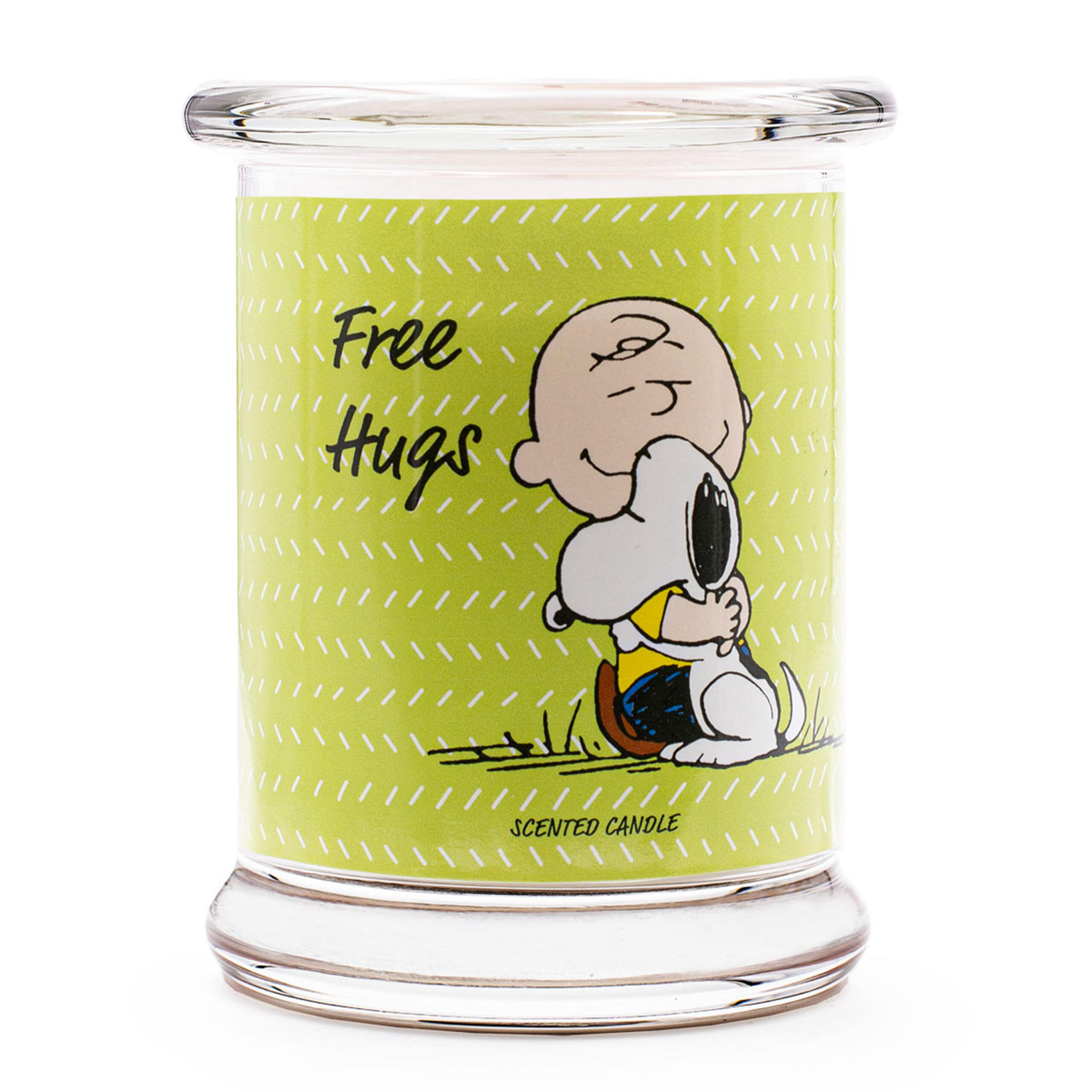 VONNÁ SVÍČKA Vícebarevná Free Hugs ve skle 250 g
