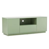 TV-SCHRANK 140 cm, Grün - Grün, Holz (40/52/140cm) - Oviala