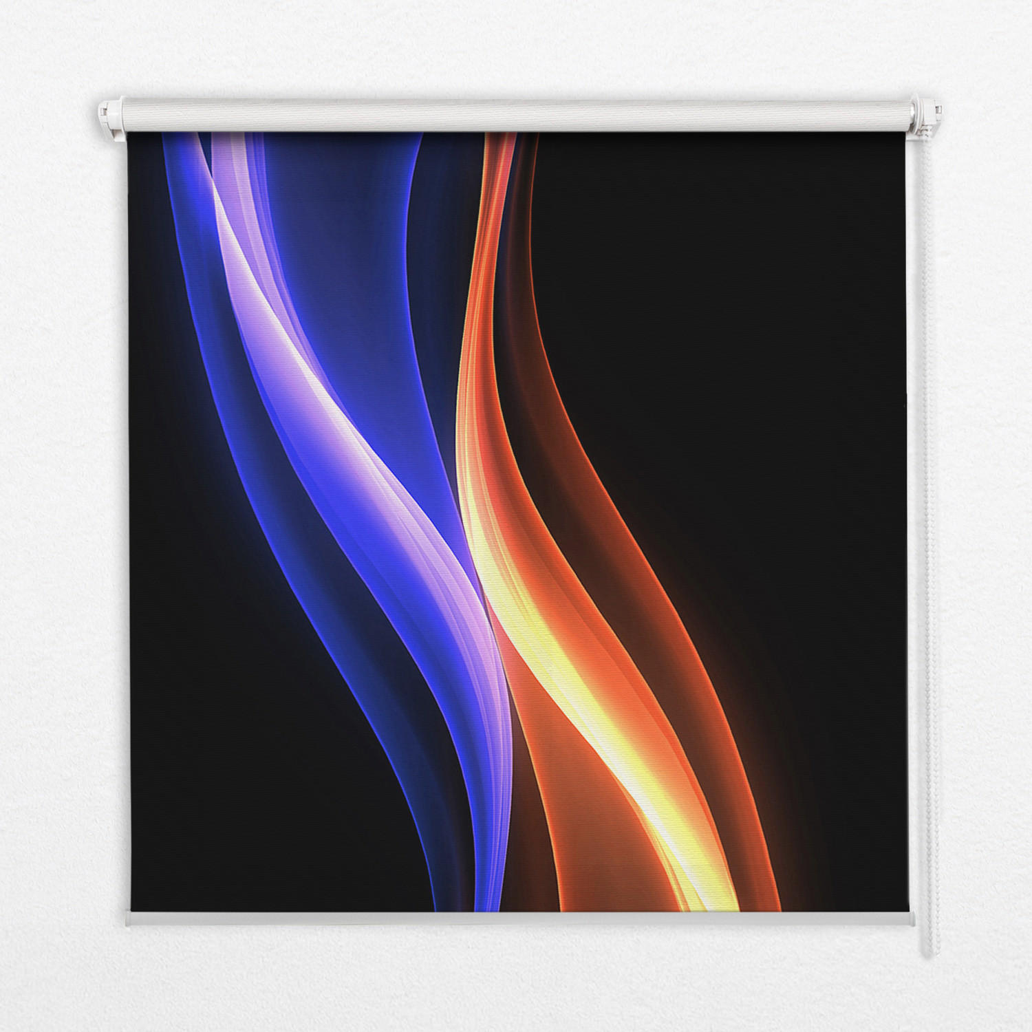 TULUP VNITŘNÍ roleta - okenní roleta - roleta - 100x180 cm - Oranžová modrá animace