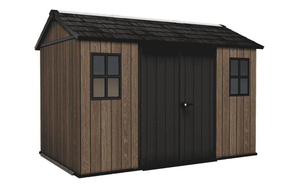 GERÄTEHAUS Apex - Walnussfarben, Kunststoff (350/246/230cm) - Keter