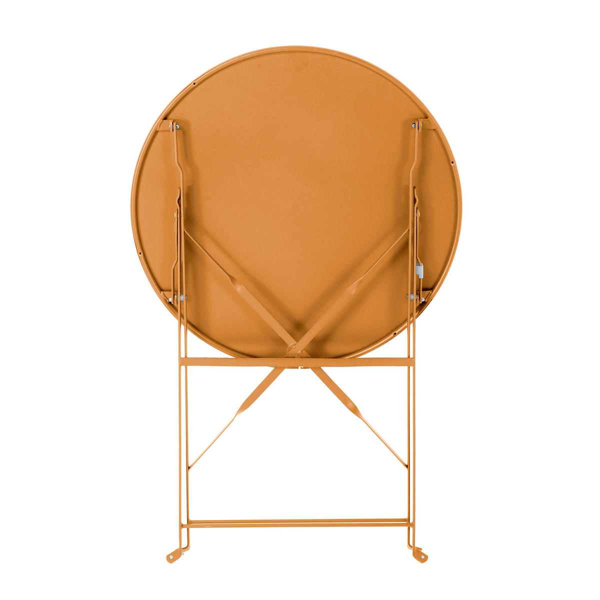 BISTRO-SET BERLIN Metall Orange - Orange, Metall - SVITA