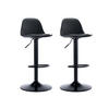 BARHOCKER 2er-Set - Polypropylen & Metall - Schwarz - XAFY - Schwarz, Kunststoff (41/101.5/39cm) - Vente-Unique