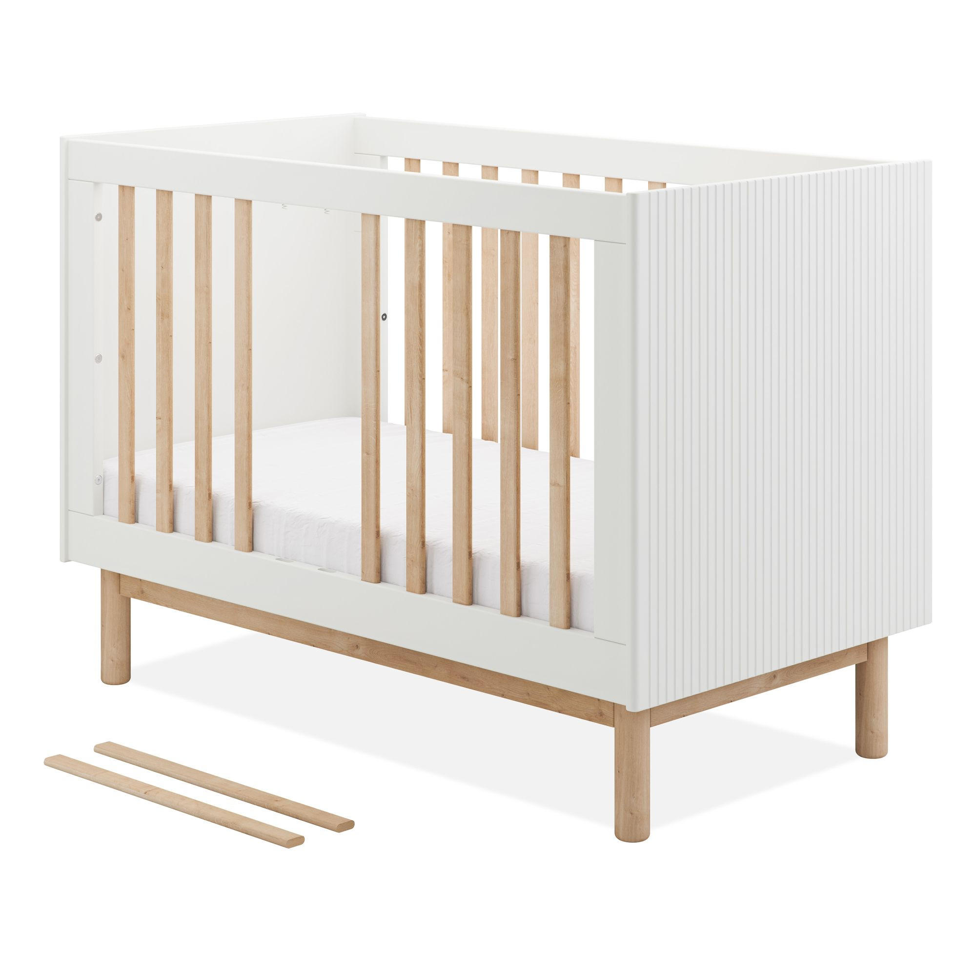 GITTERBETT LOTTI - Weiß, Holz (124/88/66cm) - KONSIMO®