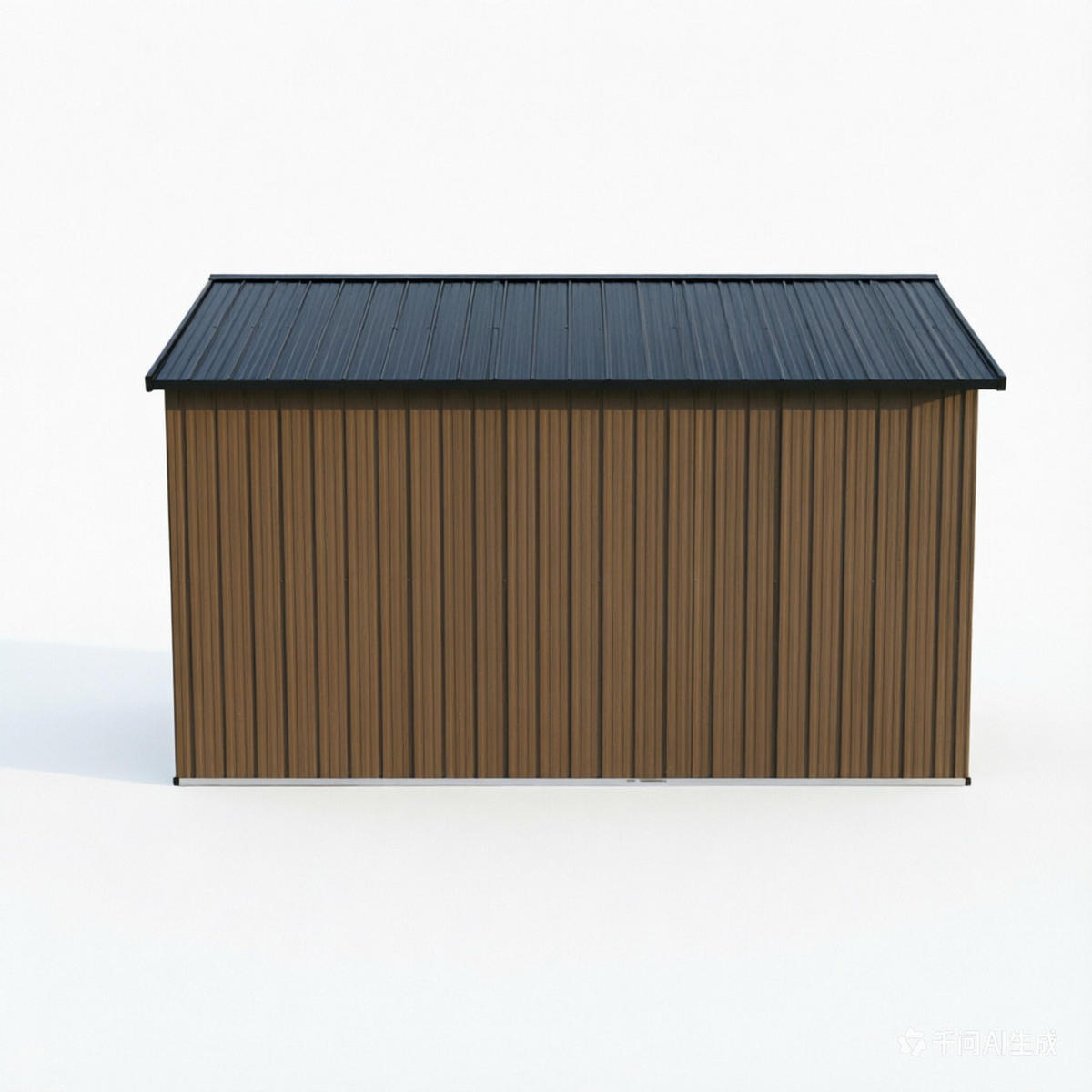 GERÄTEHAUS 213/130/185 cm Grün mit Schiebetüren und Fundamente - Grün, Metall (130/185/213cm) - Oxeza
