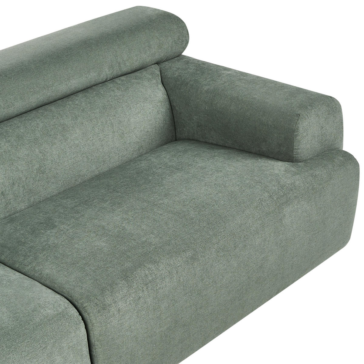 POHOVKA 3-místná Látka Zelená Hovden - zelená barva, textil (210/69/95cm) - Beliani