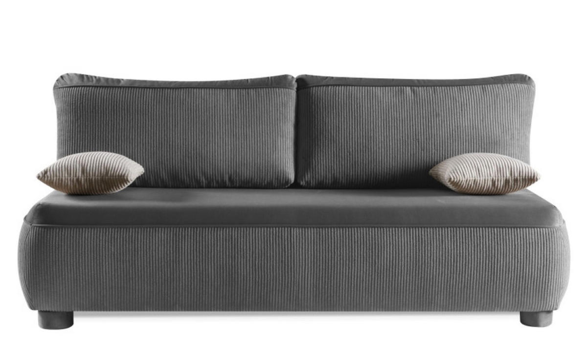 SOFA Grau Adi - Grau, Holzwerkstoff (211/88/211cm) - Sepro Meble