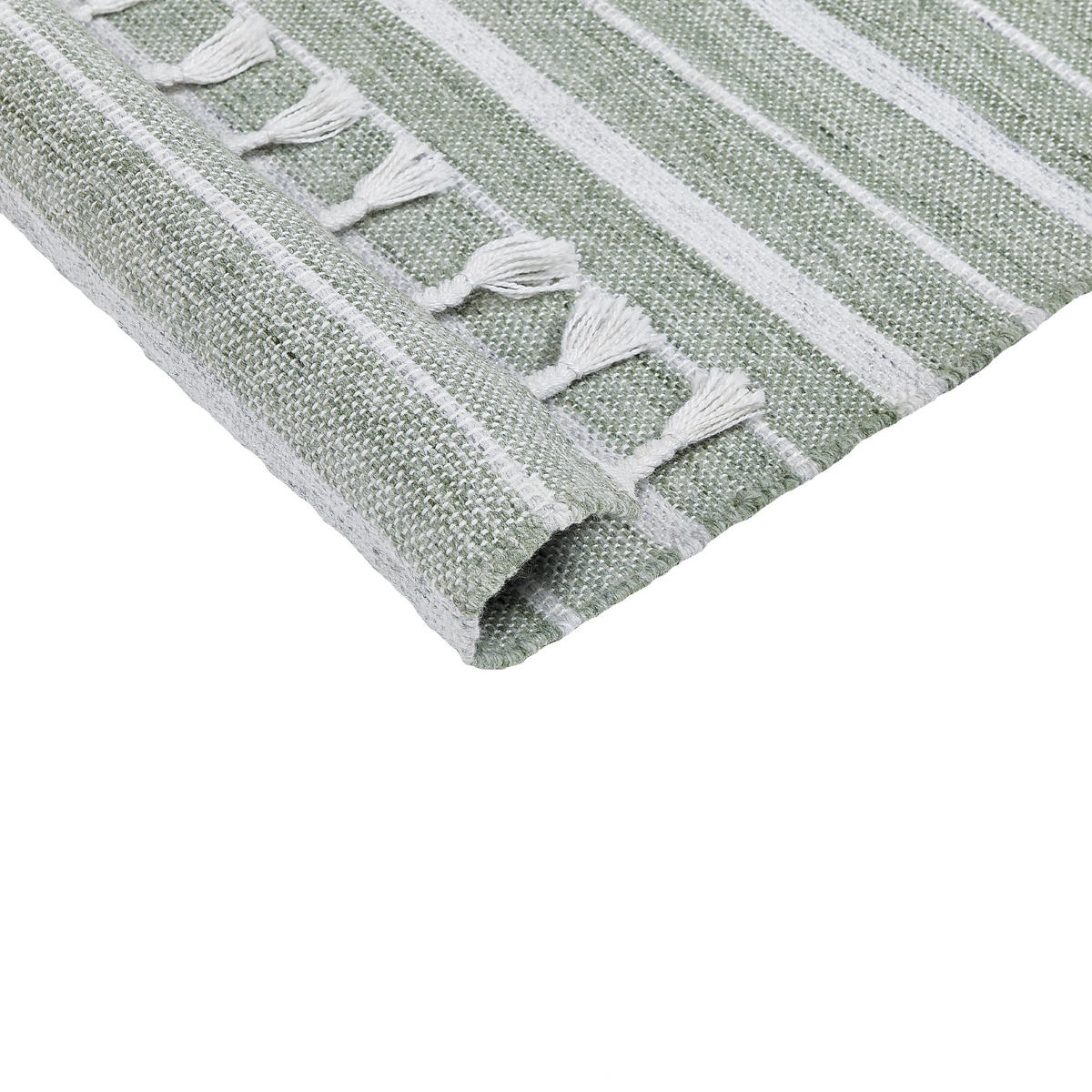 OUTDOOR-TEPPICH Bademli 150/80 cm - Grün, Kunststoff (80/150cm) - Beliani