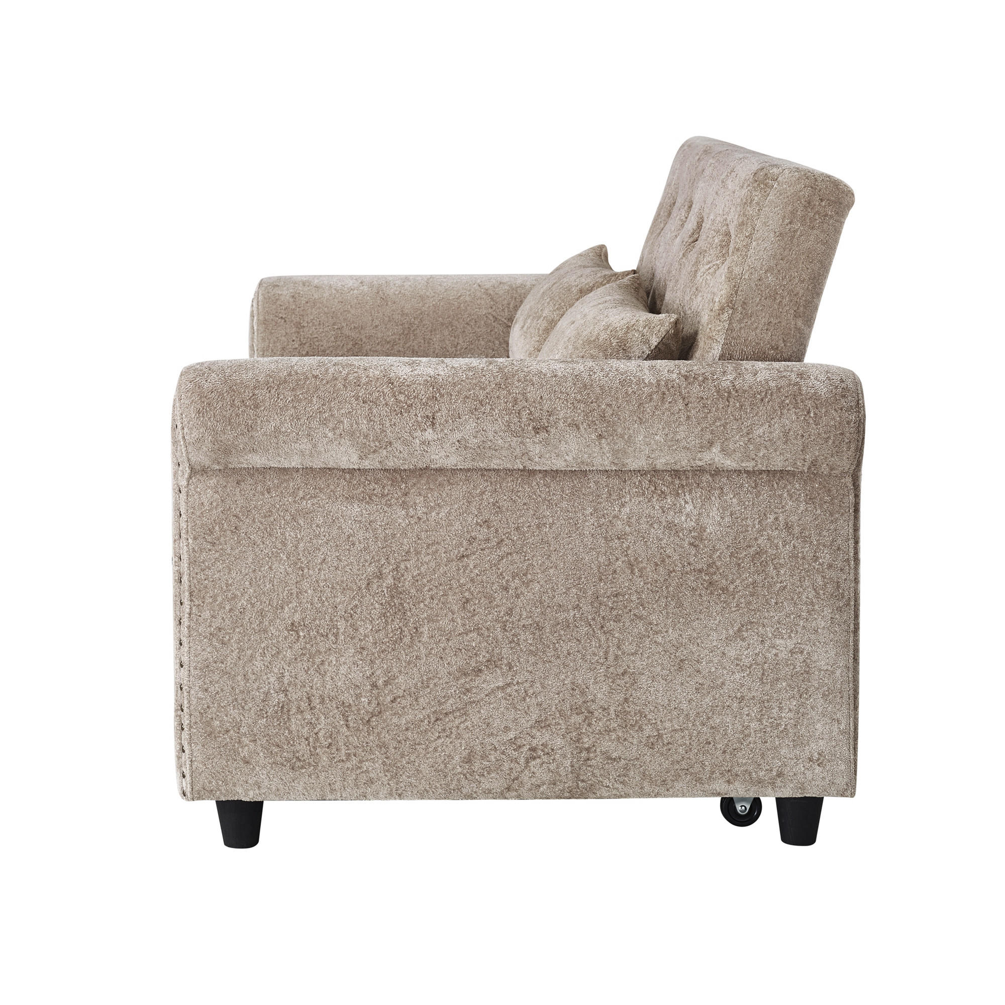 SCHLAFSOFA ausziehbar mit Schlaffunktion Mehrfarbig 80x120x82 cm Textil - Multicolor, Textil (80/82/120cm) - SONNENH