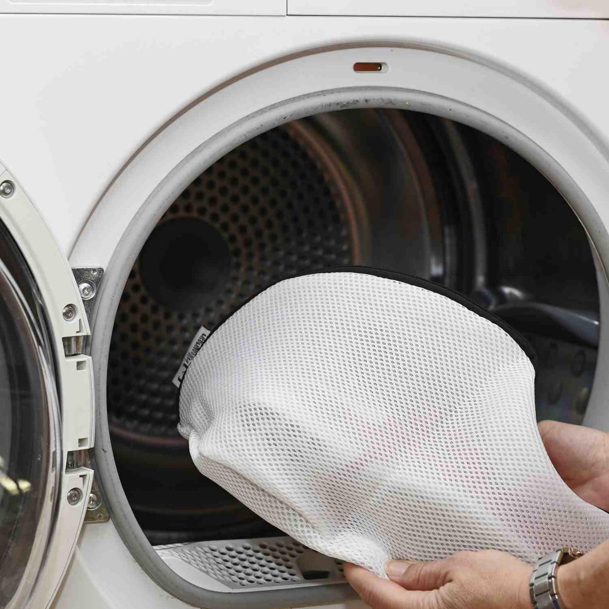WÄSCHENETZ FÜR SCHUHE BIS GRÖßE 48 Wäschenetz - Weiß, Textil (18/18/38cm) - Lieblings Ding