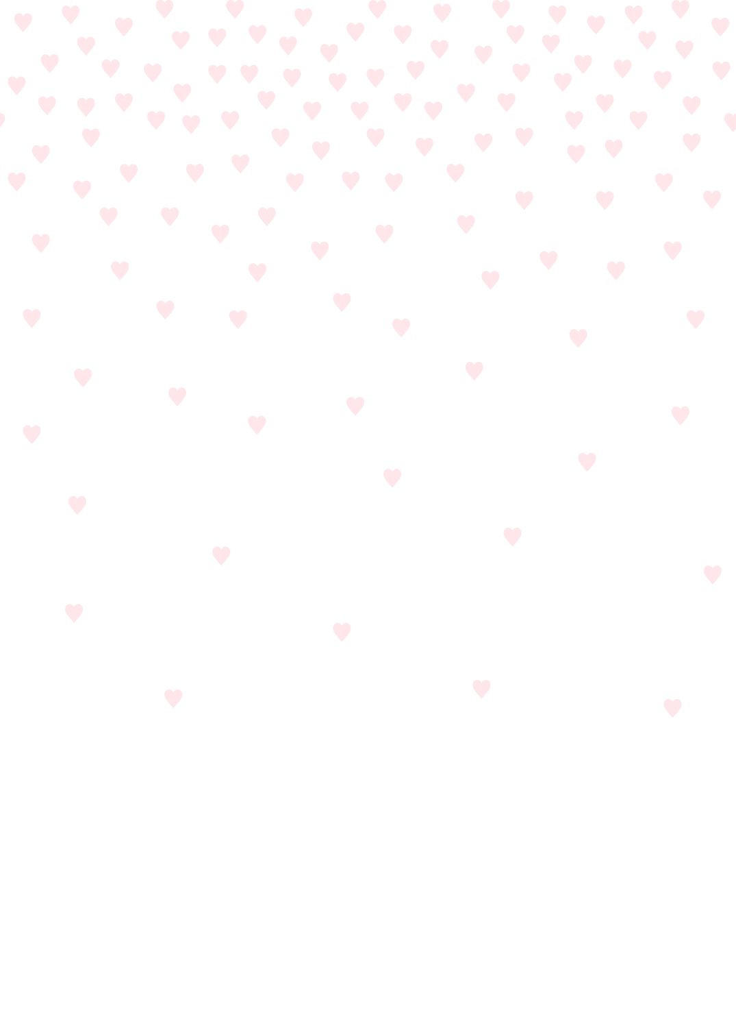 FOTOTAPETE Konfetti Herzen 200 x 279 cm - Pink, Papier (200/279cm) - Origin Wallcoverings