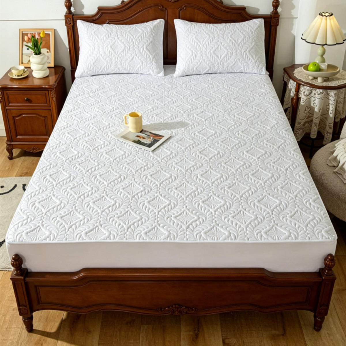 BETTWÄSCHE,GEWASCHENE Baumwolle, Weiß, 150 x 200 x 30 cm - Weiß, Textil (150/200cm) - Weltevree