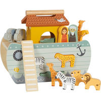 STECKSPIEL ARCHE NOAH „SAFARI“ - Naturfarben, Holz (14/21/27cm) - small foot