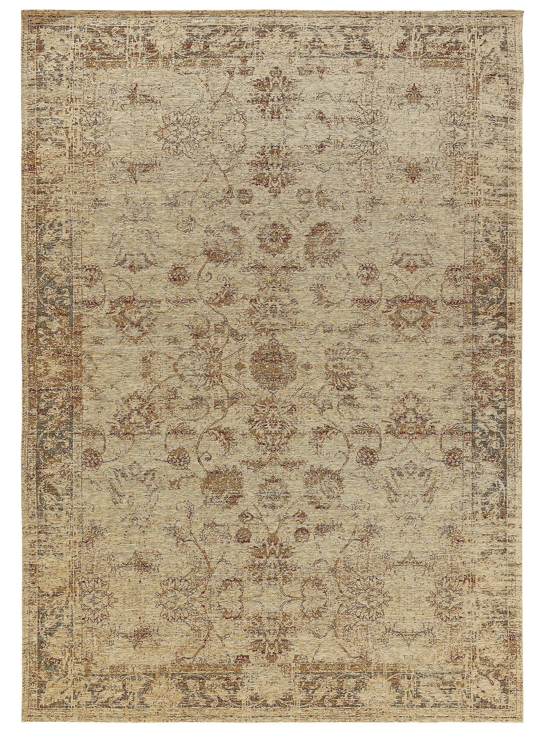 FLACHGEWEBETEPPICH Frencie Beige 100x160 cm - Beige, Textil (100/160cm) - benuta Nest