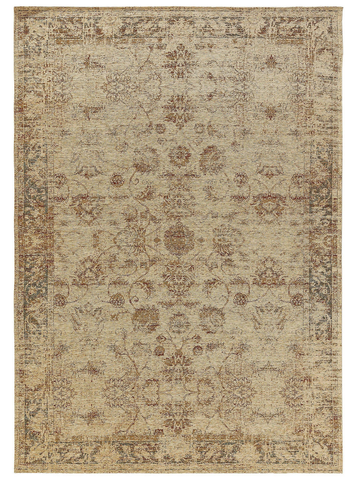 FLACHGEWEBETEPPICH Frencie Beige 120x180 cm - Beige, Textil (120/180cm) - benuta Nest