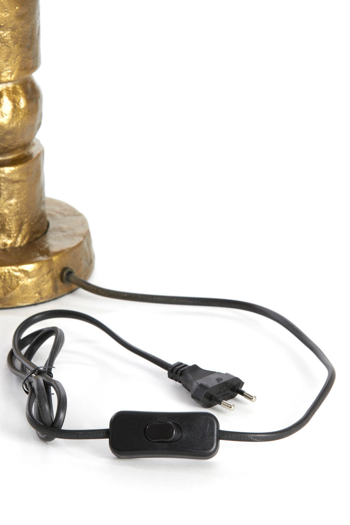 LAMPENFUSS Akti Bronze Ø13/58 cm - Bronzefarben, Metall (13/13/58cm) - Light & Living