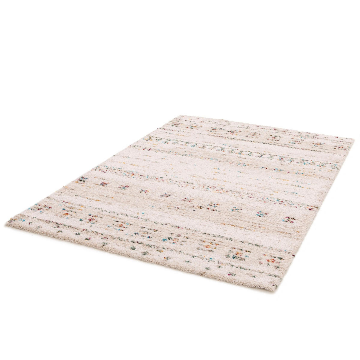 TEPPICH Ethnostil, weich beige - Beige, Textil (80/150cm) - AFK Living