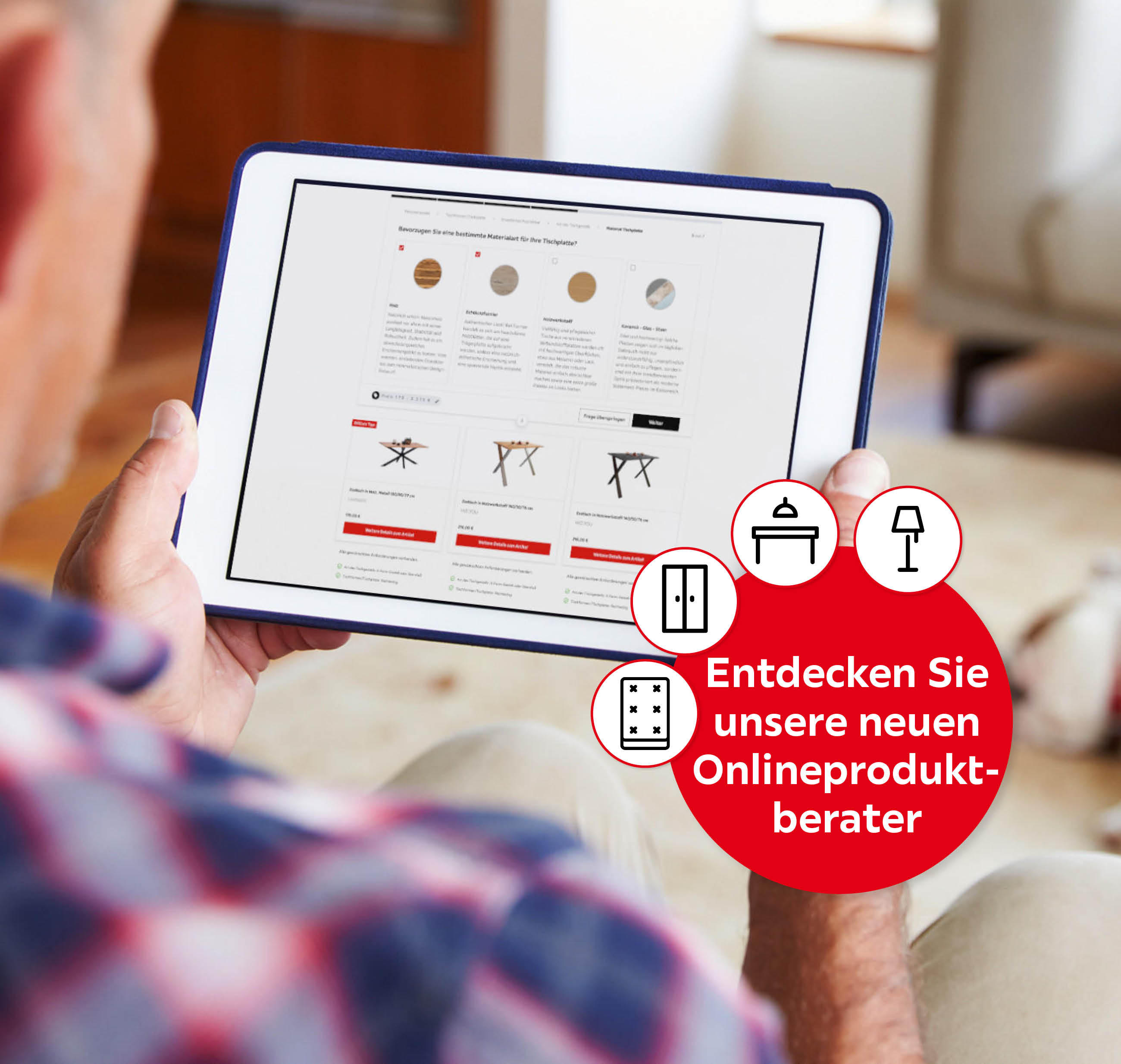 Entdecken Sie unsere neuen Onlineproduktberater