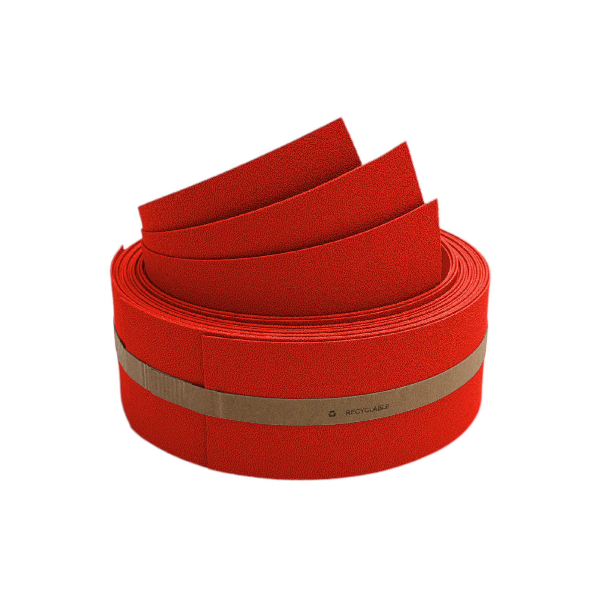 SICHTSCHUTZSTREIFEN Premium Akzentstreifen Set Drittel Rot 2,55m - Rot, Kunststoff (255/6.3cm) - ZAUN|ZU