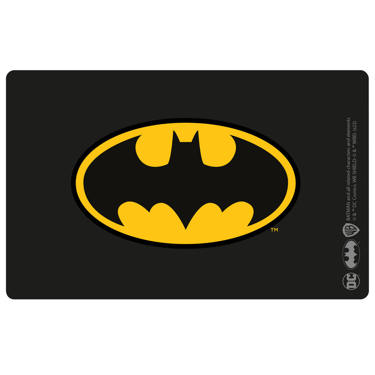 BROTDOSE DC Comics Batman Logo Schwarz 17,5 x 12,8 x 6,9 cm - Schwarz, Kunststoff (17.5/6.9/12.8cm) - DC Comics