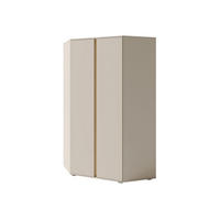 DREHTÜRENSCHRANK MURO 95/195/95cm 2-türig Beige - Beige, Holzwerkstoff (95/195/95cm) - MASSENO