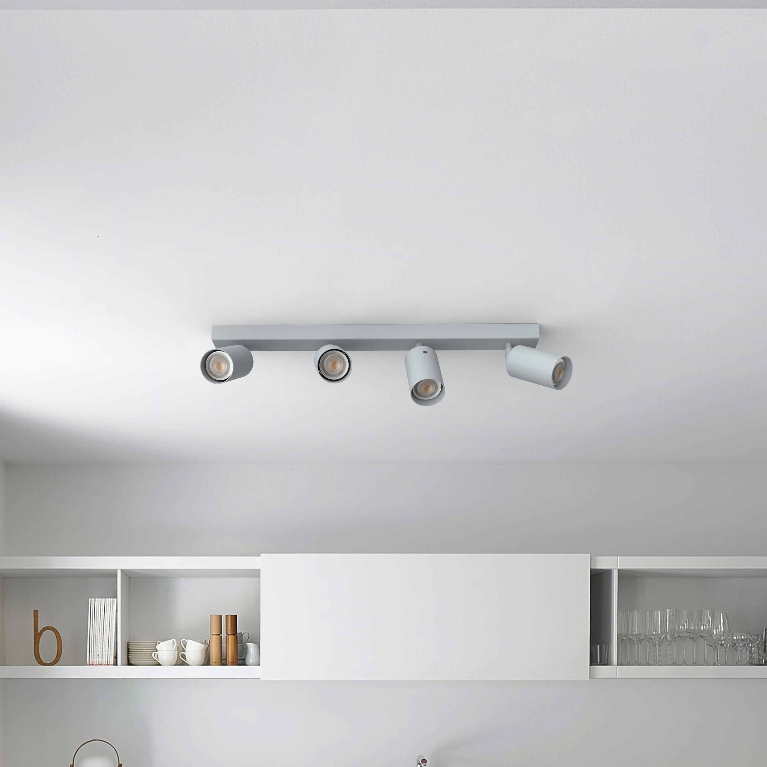STRAHLER - Grau, Metall (10/60/21cm) - Lumicom