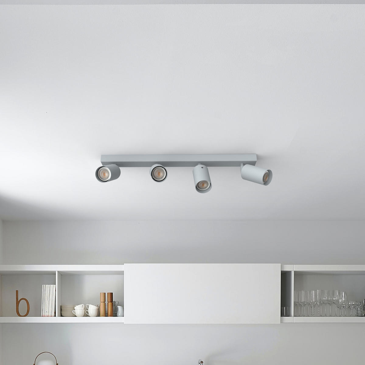 STRAHLER - Grau, Metall (10/60/21cm) - Lumicom