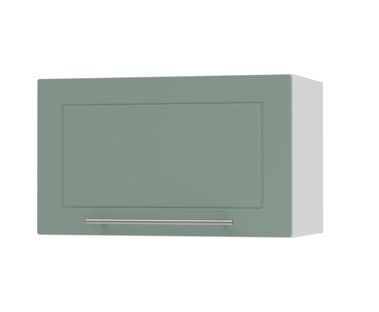 KLAPPHÄNGESCHRANK Kvantum W4B/60 Mint Matt / Weiß Matt 60 / 32,5 / 36cm - Weiß/Mintgrün, Holz/Holzwerkstoff (60/36/32.5cm) - Feldmann-Wohnen