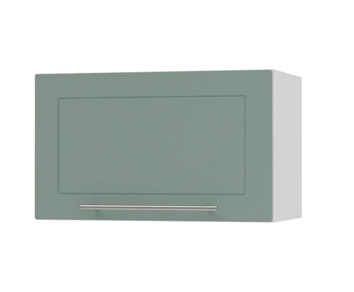 KLAPPHÄNGESCHRANK Kvantum W4B/60-AV Mint Matt / Weiß Matt 60 / 32,5 / 36cm - Weiß/Mintgrün, Holz/Holzwerkstoff (60/36/32.5cm) - Feldmann-Wohnen