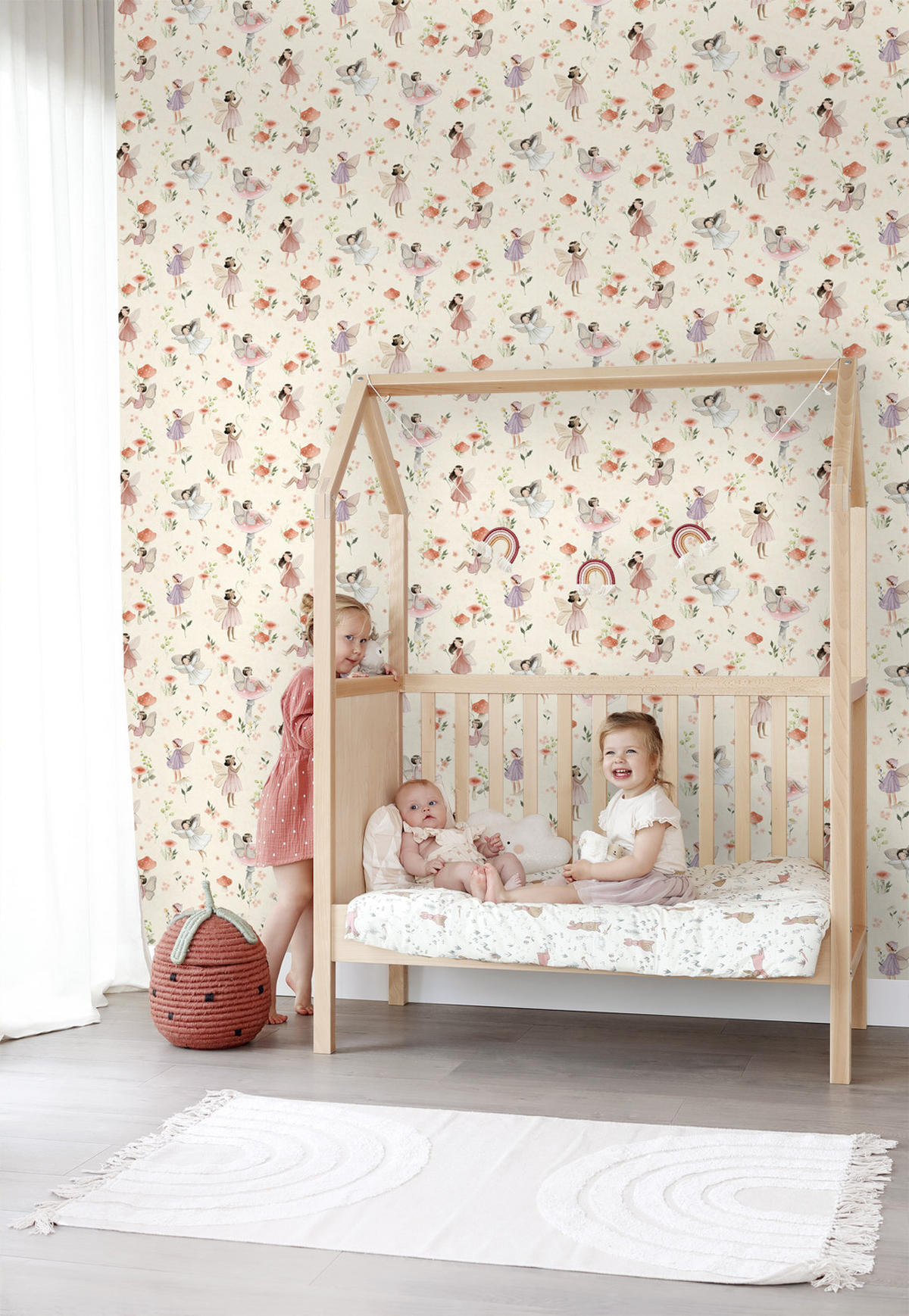 TAPETE Elfen 50 x 900 cm - Pink, Papier (50/0.1cm) - ESTAhome