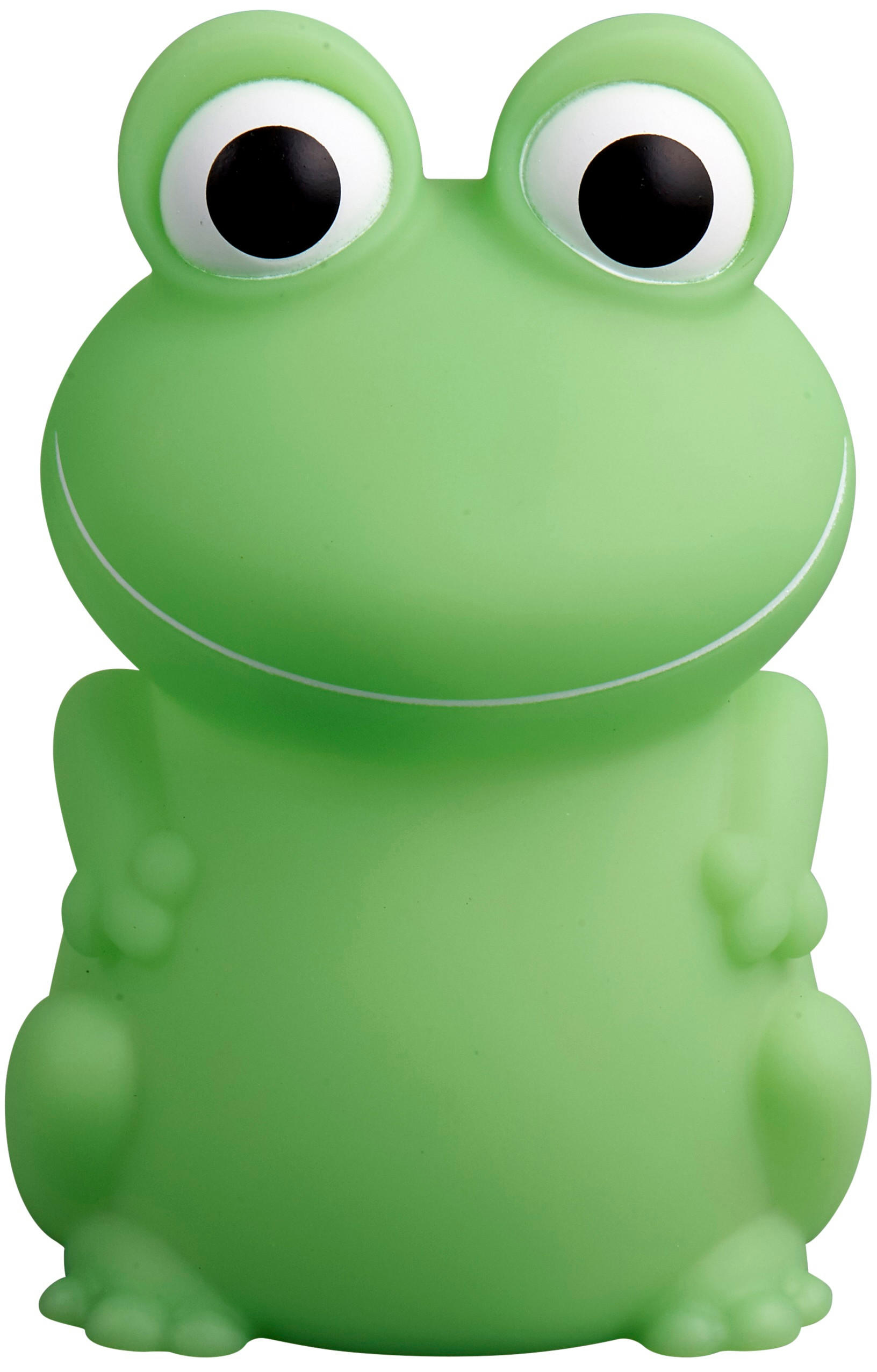 LED-NACHTLICHT für Kinder - Frosch mit Akku-Ladestation und Dämmerungssensor, 2 Helligkeitsstufen - Grün, Kunststoff (6.5/7/11cm) - Northpoint