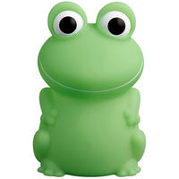 LED-NACHTLICHT für Kinder - Frosch mit Akku-Ladestation und Dämmerungssensor, 2 Helligkeitsstufen - Grün, Kunststoff (6.5/7/11cm) - Northpoint