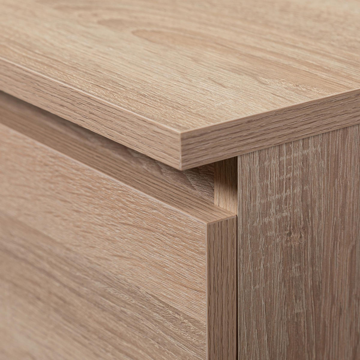 KOMMODE Sonoma Eiche 120x40x77 cm - Sonoma Eiche, Holzwerkstoff (120/77/40cm) - Akord