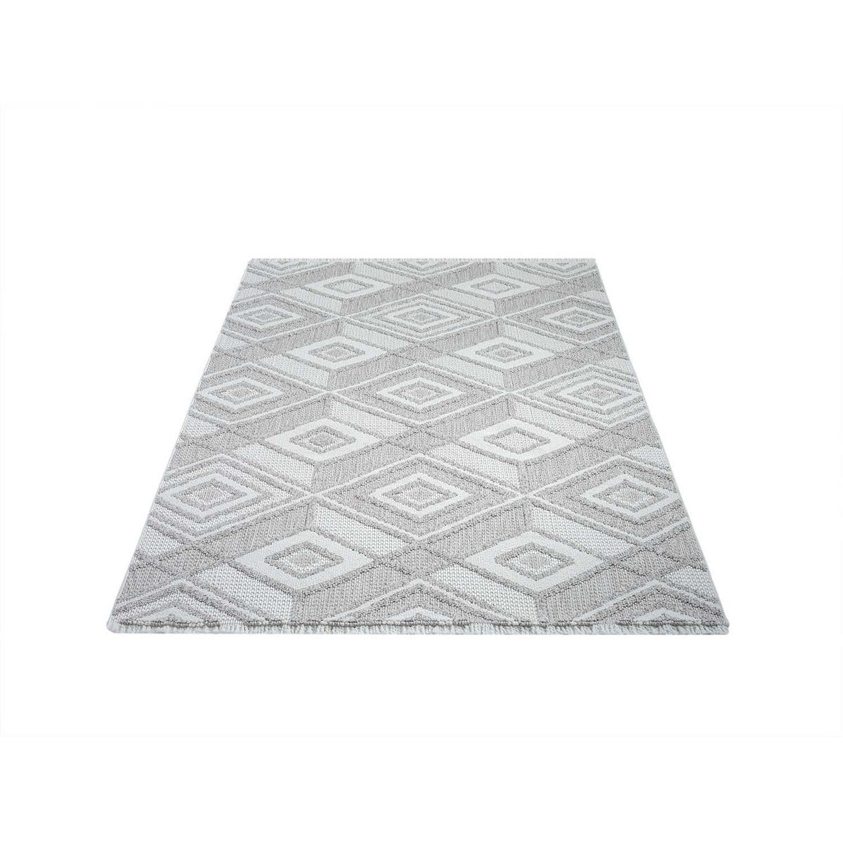 KURZFLOR-TEPPICH Lindo 8875 Beige 200x290 cm - Beige/Grau, Textil (200/290cm) - carpet city